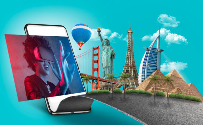 Travel,And,Tourism,Apps,Banner,Design,Concept.,Airport,Online,Application.